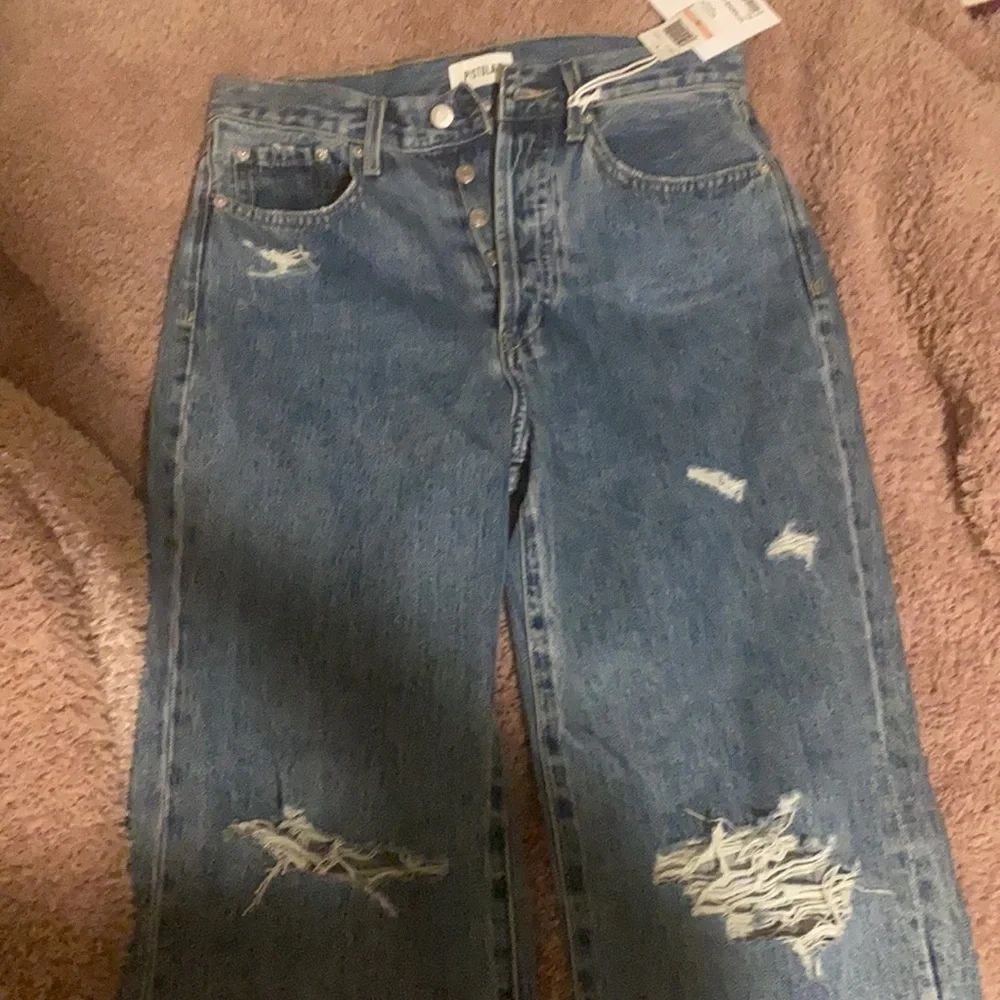 Pistola Cassie Super High Rise Straight Jeans 28 Elixir Revolve denim - Picture 4 of 6